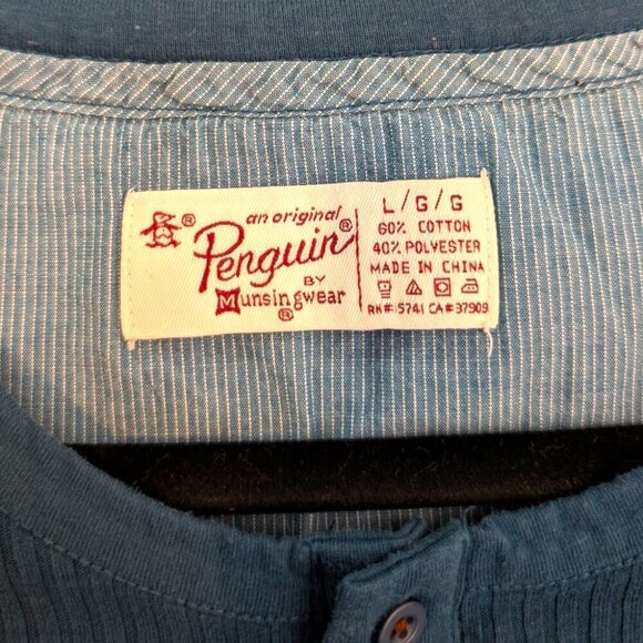 (2/$20) Penguin Blue Long Sleeve Shirt - Picture 4 of 5